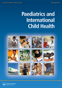 Cover image for Paediatrics and International Child Health, Volume 38, Issue 1, 2018