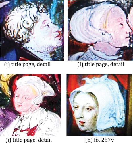Figure 26. Proposed Horenbout Face Patterns.