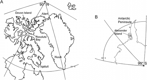 FIGURE 1.  Map of study sites