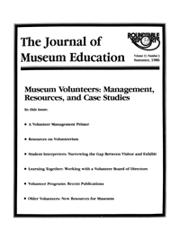 Cover image for Journal of Museum Education, Volume 11, Issue 3, 1986