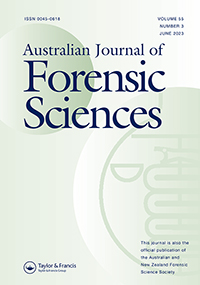 Cover image for Australian Journal of Forensic Sciences, Volume 55, Issue 3, 2023
