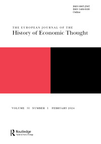 Cover image for The European Journal of the History of Economic Thought