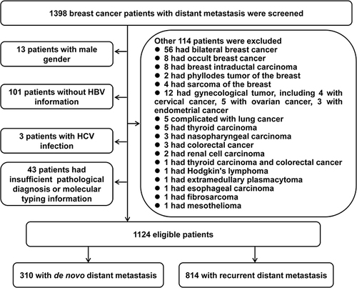 Figure 1 Flow diagram of patient selection into the study cohort.