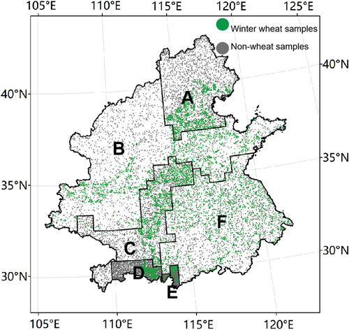 Figure 5. Optimal zoning results and the distribution of training samples in each subzone.