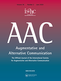 Cover image for Augmentative and Alternative Communication, Volume 36, Issue 2, 2020