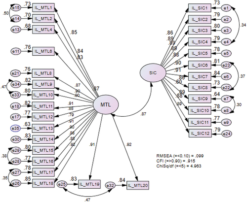 Figure 4. CFA model C.