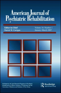 Cover image for American Journal of Psychiatric Rehabilitation, Volume 20, Issue 1, 2017