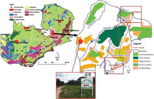 Figure 3. Study site – Mingomba and Kabundi areas