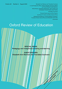 Cover image for Oxford Review of Education, Volume 49, Issue 4, 2023
