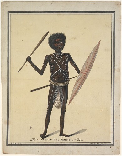 Figure 4. Richard Browne, Broken Bay Jemmy, 1817, watercolour and gouache. State Library of New South Wales.