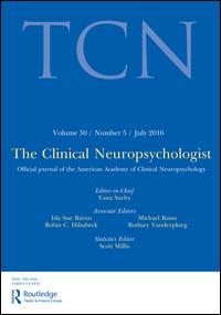 Cover image for The Clinical Neuropsychologist, Volume 25, Issue 1, 2011
