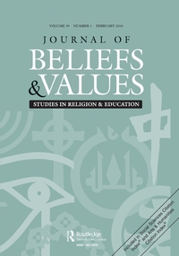 Cover image for Journal of Beliefs & Values, Volume 39, Issue 1, 2018