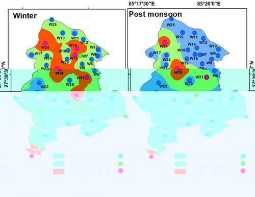 Figure 16. Spatial distribution map of Phosphate of study area.