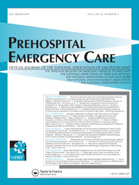 Cover image for Prehospital Emergency Care, Volume 23, Issue 4, 2019