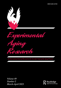 Cover image for Experimental Aging Research, Volume 49, Issue 2, 2023