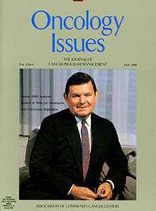 Cover image for Oncology Issues, Volume 3, Issue 4, 1988