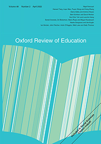 Cover image for Oxford Review of Education, Volume 48, Issue 2, 2022