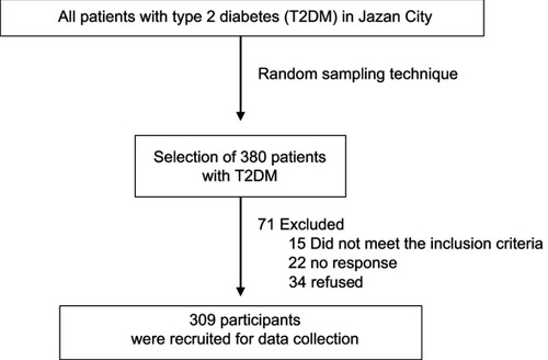 Figure 1 Participant enrolment and the sampling technique used in the current study.