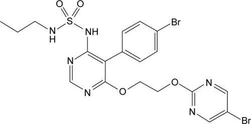 Figure 1 Chemical structure of macitentan.