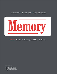 Cover image for Memory, Volume 28, Issue 10, 2020