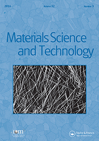 Cover image for Materials Science and Technology, Volume 32, Issue 3, 2016