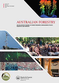 Cover image for Australian Forestry, Volume 86, Issue 3-4, 2023