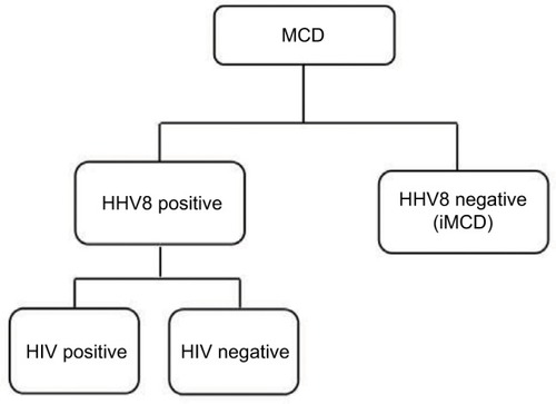 Figure 2 Proposed classification distinguishes multicentric Castleman’s disease on the basis of human herpesvirus 8 status.