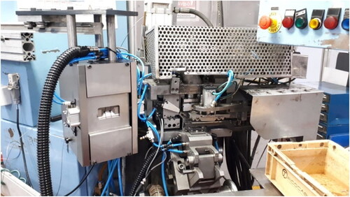 Figure 20. Stripping machine installed in the production line.
