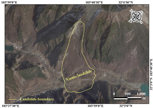 Figure 11. Overview of the 24 June 2017 Xinmo landslide.