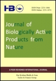 Cover image for Journal of Biologically Active Products from Nature, Volume 4, Issue 4, 2014