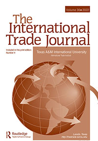 Cover image for The International Trade Journal, Volume 36, Issue 4, 2022