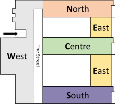 Figure 4. William Gates building, floor plan.