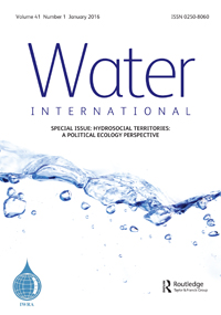Cover image for Water International, Volume 41, Issue 1, 2016