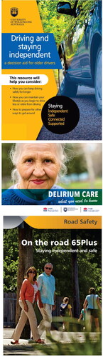 Figure 1. Example advertisements presented to participants. Reproduced with the permission of Transport for NSW.