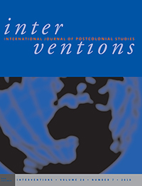 Cover image for Interventions, Volume 20, Issue 7, 2018