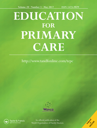 Cover image for Education for Primary Care, Volume 28, Issue 3, 2017