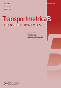 Cover image for Transportmetrica B: Transport Dynamics, Volume 4, Issue 1, 2016