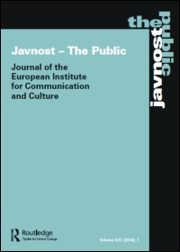 Cover image for Javnost - The Public, Volume 4, Issue 2, 1997