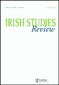 Cover image for Irish Studies Review, Volume 16, Issue 3, 2008