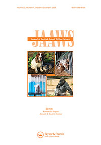 Cover image for Journal of Applied Animal Welfare Science, Volume 23, Issue 4, 2020