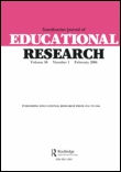 Cover image for Scandinavian Journal of Educational Research, Volume 45, Issue 4, 2001