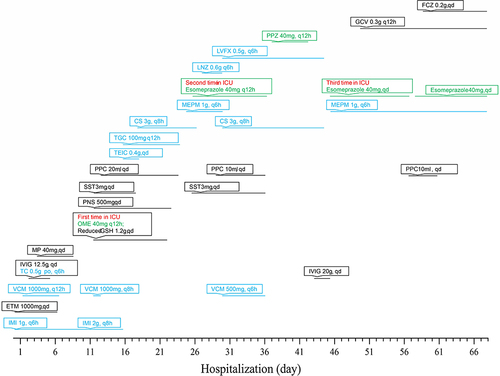 Figure 6 Main medications and treatments.