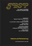 Cover image for Journal of the British Society for Phenomenology, Volume 38, Issue 1, 2007