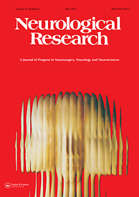 Cover image for Neurological Research, Volume 44, Issue 6, 2022