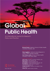 Cover image for Global Public Health, Volume 16, Issue 8-9, 2021