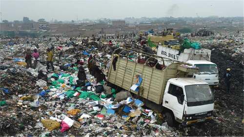 Nairobi City official dumpsite at Dandora. Photo by Dickson A. Amugsi.