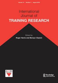 Cover image for International Journal of Training Research, Volume 14, Issue 2, 2016