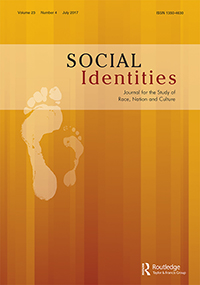 Cover image for Social Identities, Volume 23, Issue 4, 2017