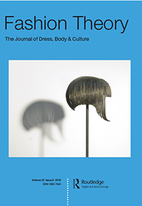 Cover image for Fashion Theory, Volume 22, Issue 6, 2018