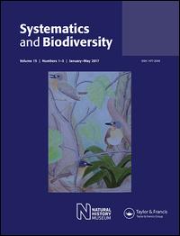 Cover image for Systematics and Biodiversity, Volume 15, Issue 2, 2017